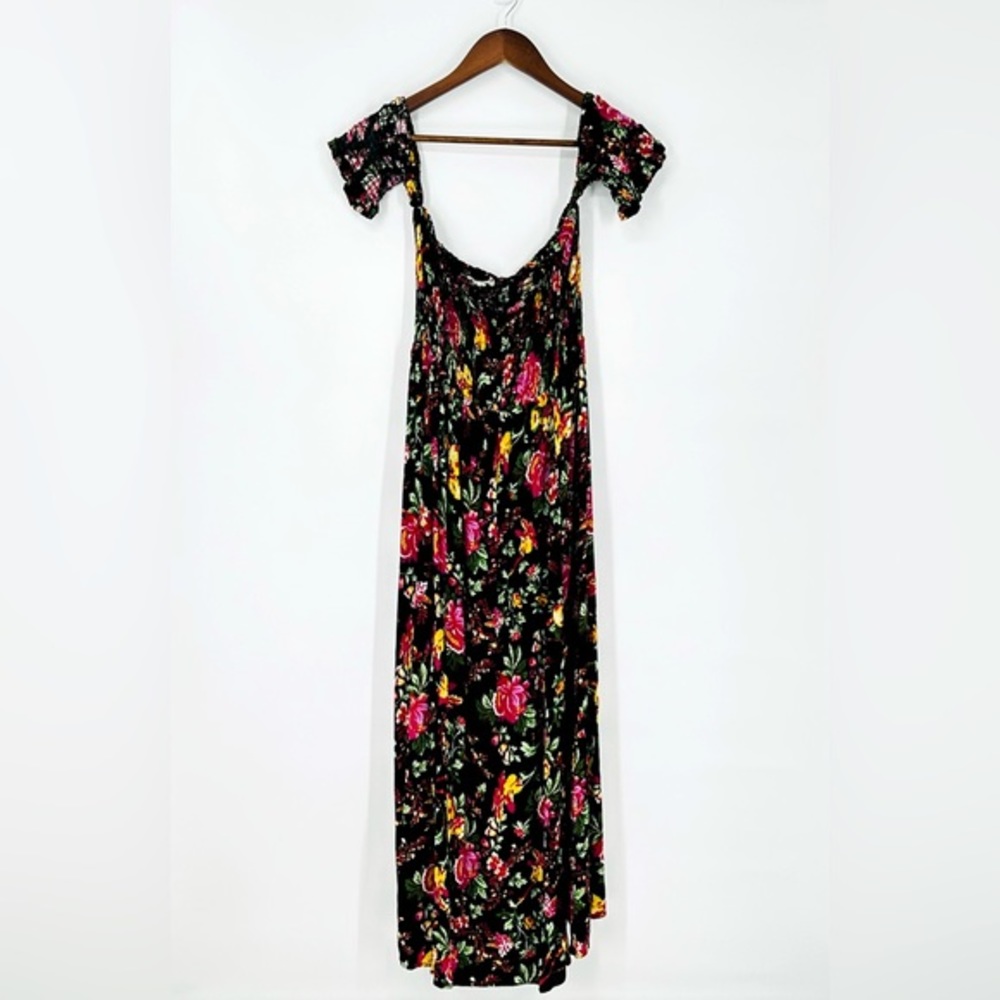 Women’s Rebellion XL off the‎ shoulder floral maxi dress